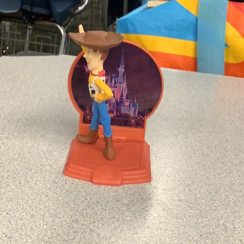 Disney Blue and Brown Woody Action Figure Playset